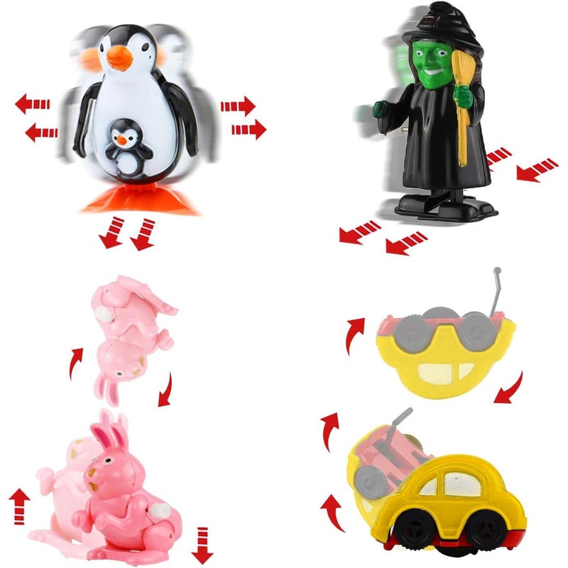 Laxdacee Wind-Up Toys, 24 Pack Assorted Mini Toy for Kid Party Favors, Pinata Goody Bag Filler Stocking Stuffers for Boy Girl Children, Birthday Gifts Carnival Small Prizes Classroom Incentive Reward - Image 2